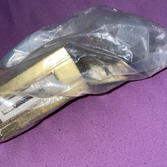 NEW Premium Quality Mid-Century Pocket Door Privacy Lock Set in Polished Brass - Picture 4 of 8